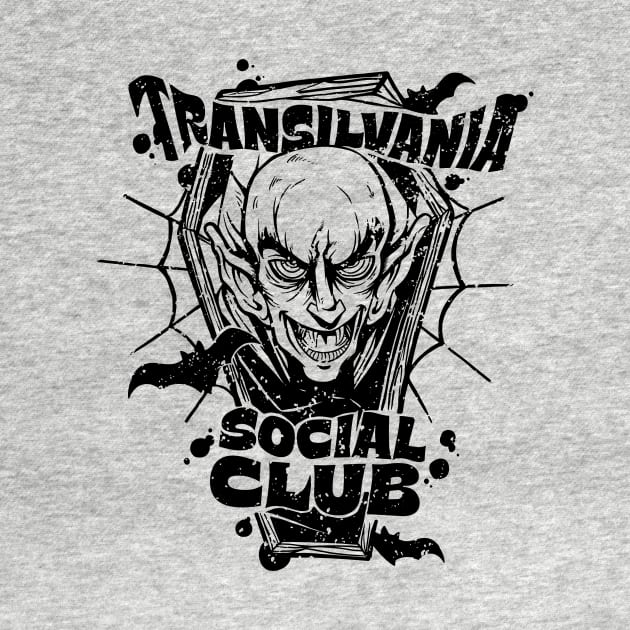 Transylvania Social Club // Funny Nosferatu Vampire by SLAG_Creative